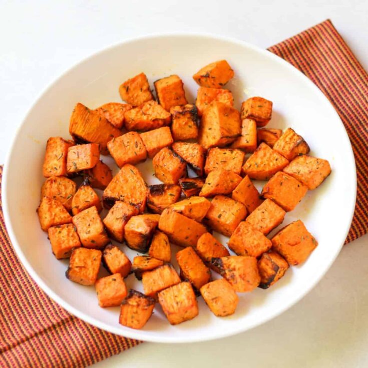 Image for Air fryer Sweet Potato Cubes