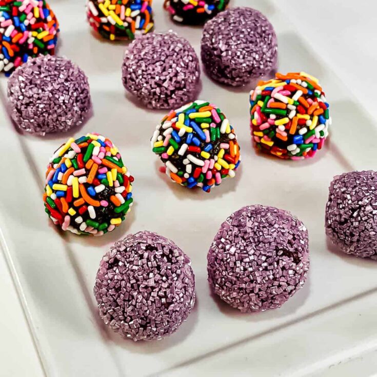 Image for Easy No-Bake Chocolate Pecan Rum Balls