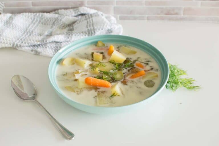 Warm, creamy, and delightfully tangy, this Dill Pickle Soup is the perfect mix of comfort and bold flavor. Made with simple ingredients, it comes together in no time and is great for meal prep. Serve it with crusty bread for a delicious, satisfying meal. Save this recipe to make soon.
