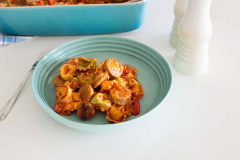 Baked Tortellini with Sausage