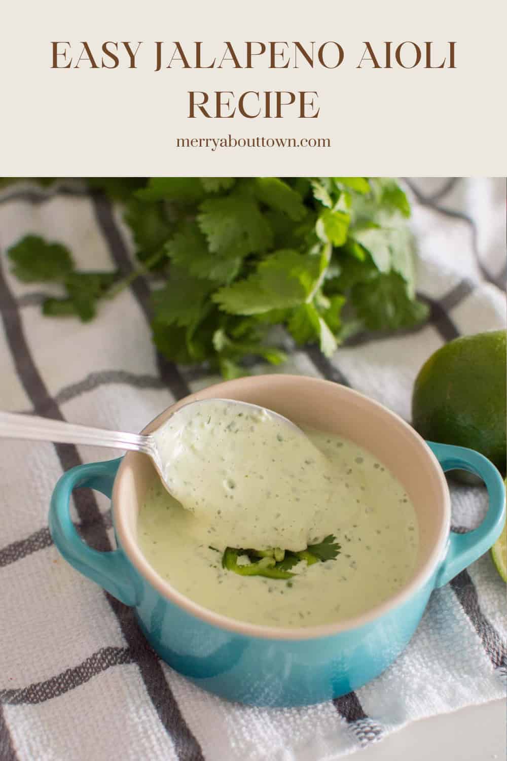 If you're looking for a bold, creamy sauce that brings heat and brightness to any dish, this Jalapeño Cilantro Aioli is a must-try.