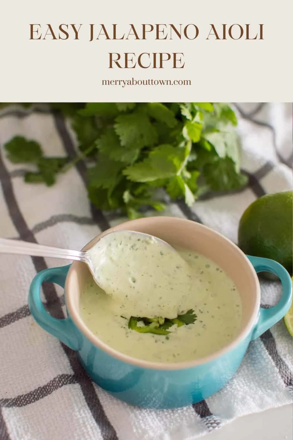 If you're looking for a bold, creamy sauce that brings heat and brightness to any dish, this Jalape&ntilde;o Cilantro Aioli is a must-try.